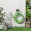 Móc ống nước sân vườn EDIWANY, Lắp đặt dễ dàng Móc treo vòi vườn treo tường, Móc lưu trữ kim loại sắt đa chức năng Tổ chức ống nước