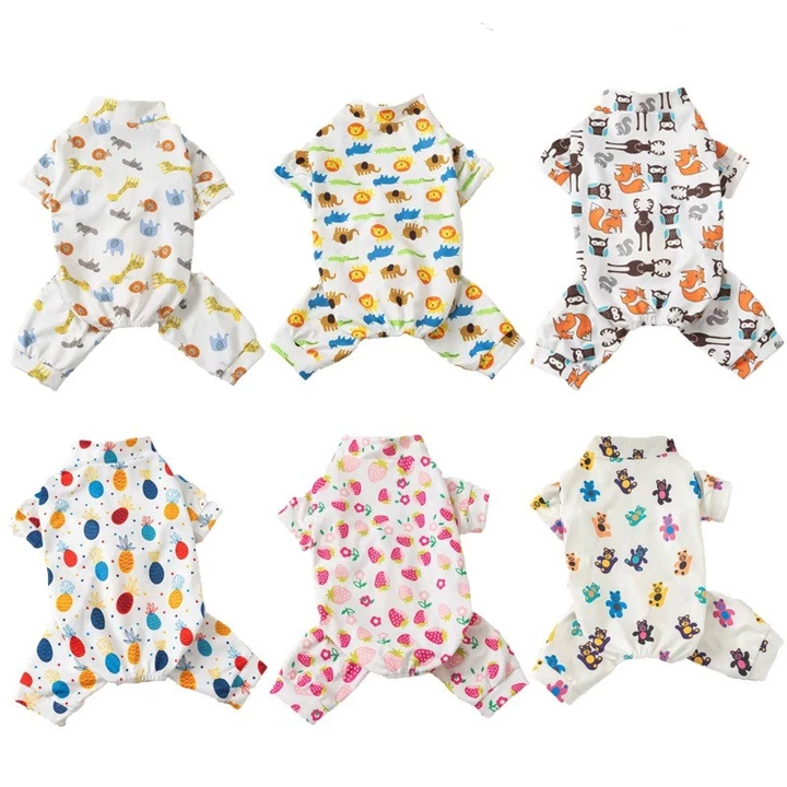 Sevenpet Chó Bộ Đồ Ngủ Mèo Áo liền quần Chó Dễ Thương Onesie Chó Con Đồ Ngủ Quần Áo Thú Cưng Quần Áo Bốn Chân