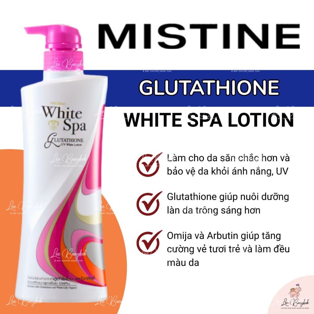 mistine white spa glutathione lotion Uv White Body at 1800.00 INR in Bengaluru Whats everyone obsessing over right