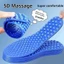 GILL 1 Đôi Đế Giày Giảm Mệt Mỏi Chân, Đế Massage Mềm EVA, Đệm Độ Đàn Hồi Cao Ngón Tay Thiết Kế Bảng Áp Lực Đế Thể Thao Cho Nam Nữ
