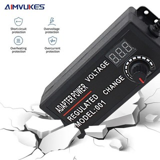 AIMVUKES Hàng Sẵn 60W 5A 3-12V Nguồn Adapter điều chỉnh điện áp / tốc độ / nhiệt độ EU 100-240V chất lượng tốt