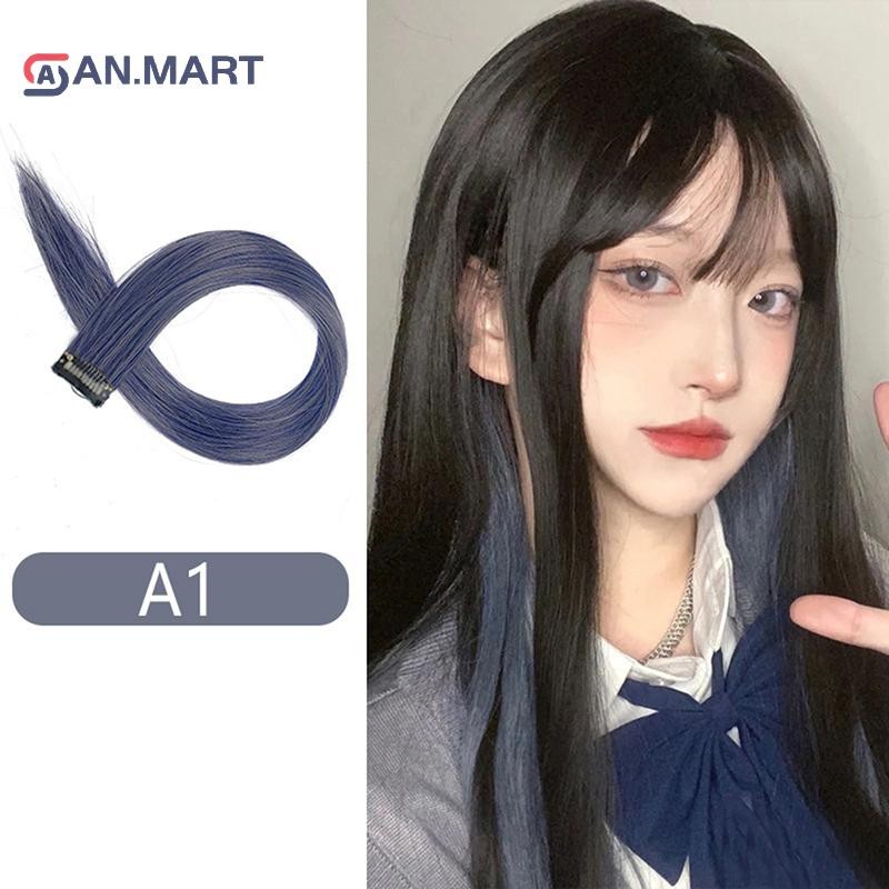 Bigdealssuper 60cm Tóc Nối Dài Kẹp Tóc Trong Tóc Dài Thẳng Tai Tóc Giả Kẹp Tổng Hợp Phần Nối Tóc Phụ Kiện Tóc Kẹp Tóc Siêu