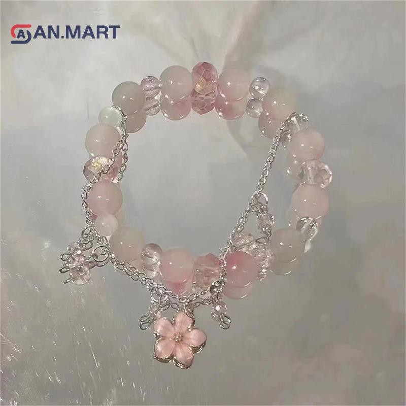 Bigdealssuper Ánh Sáng Sang Trọng Ngọt Ngào sel Vòng Tay Nữ Thời Trang Bé Gái Giả Tưởng Đính Hạt Dây Đàn Hồi Vòng Tay Phụ Kiện Trang Sức Quà Tặng Siêu