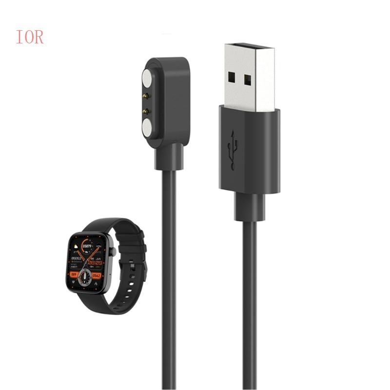 IOR Cáp Sạc USB Mạnh Dây Sạc Dây Màu Đen Cho Đồng Hồ Thông Minh COLMI P71 Sạc