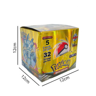 hộp 32 gói thẻ bài vip pokemon( gói 5 thẻ )