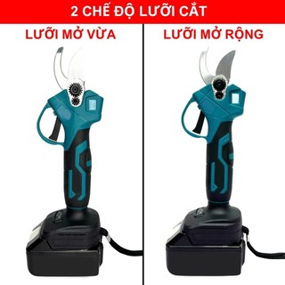 AIMVUKES Máy cắt cành kéo tỉa cành pin KHÔNG CHỔI THAN 199V kéo cắt cây làm vườn