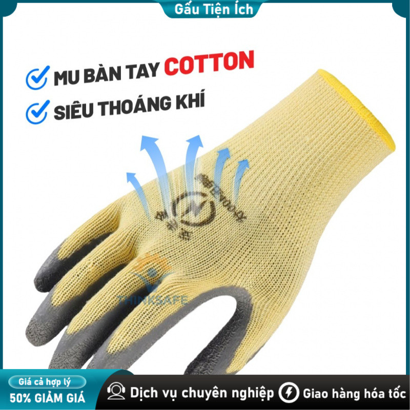 Găng tay bảo hộ cho thợ điện, cách điện và chống trượt, làm việc an toàn hơn