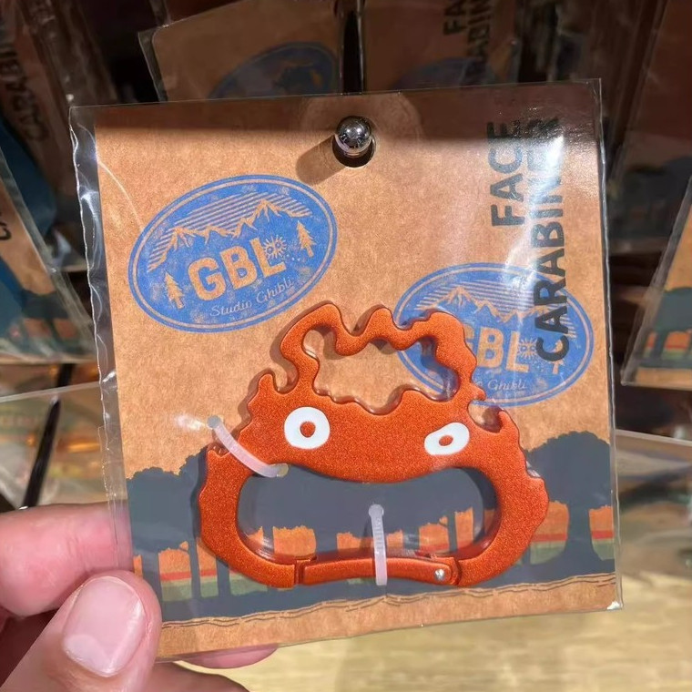 Móc Khóa Giới Hạn Hayao Miyazaki Spirited Away Carabiner Nhật Bản Ghibli Hàng Xóm Của Tôi Totoro Mèo Đen Cassign Xe Buýt Mèo Hàng Hóa