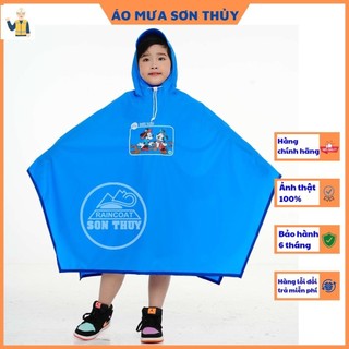 (HÀNG SỊN ) Áo mưa TRẺ EM CÁNH RƠI -Sơn Thủy nhựa PVC an toàn, siêu bền - áo mưa cho bé trai, hình in hoạt hình đáng yêu