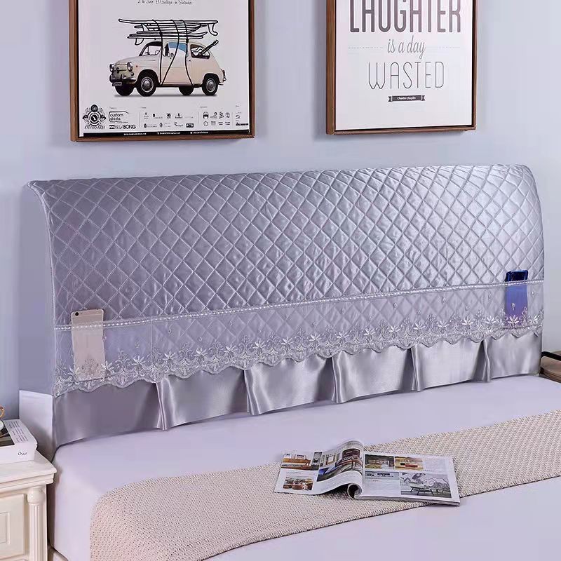Vỏ bọc đầu giường Phong cách Châu Âu Bao gồm tất cả Đơn giản Hiện đại 1,2m / 1,51,82m Cotton dày chống bụi Vỏ ZFUF