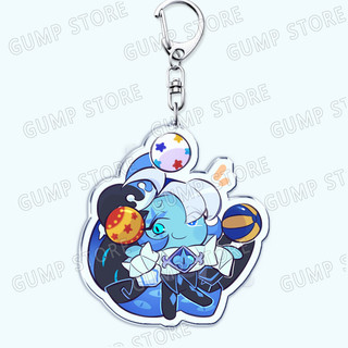 Cute Game Cookie Run Kingdom Chibis Keychains for Accessories Bag Shadow Milk Pure Vanilla Cookie Keyrings Jewelry Fans