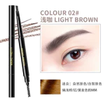 Mking Đẹp Bút Chì Lông Mày Chống Thấm Nước Chống Mồ Hôi Lâu Dài Chống lem Bút Chì Lông Mày Tam Giác Xoay Hai Đầu Có Đầu Bàn Chải — ảnh 5