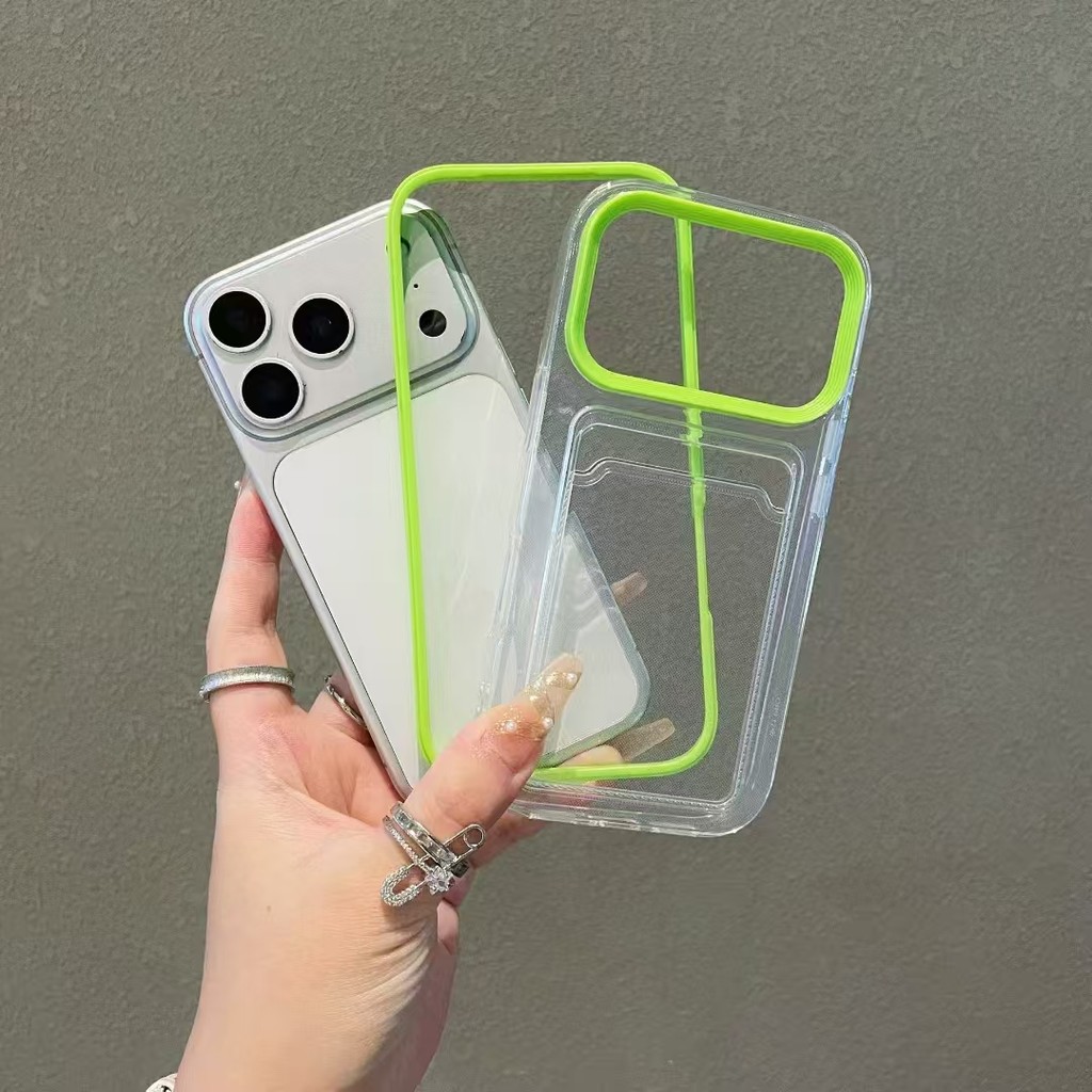 Ốp điện thoại cứng pha lê trong suốt sang trọng phù hợp cho iPhone 17 16 15 14 13 12 11 Pro Max Plus 17Air Ốp lưng