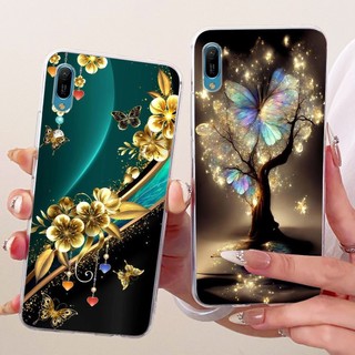 Dành Cho Huawei Y6s Y6 2019 Ốp điện thoại JAT-L29 JAT-LX1 MRD-LX1 Thời Trang Bướm Mềm Mỏng Silicon Ốp điện thoại Cho Huawei Y6 Pro 2019 Vỏ