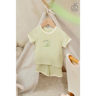 La pomme AW2025 Bộ cộc tay Mềm Mịn by La Pomme người bạn puppy T10.4