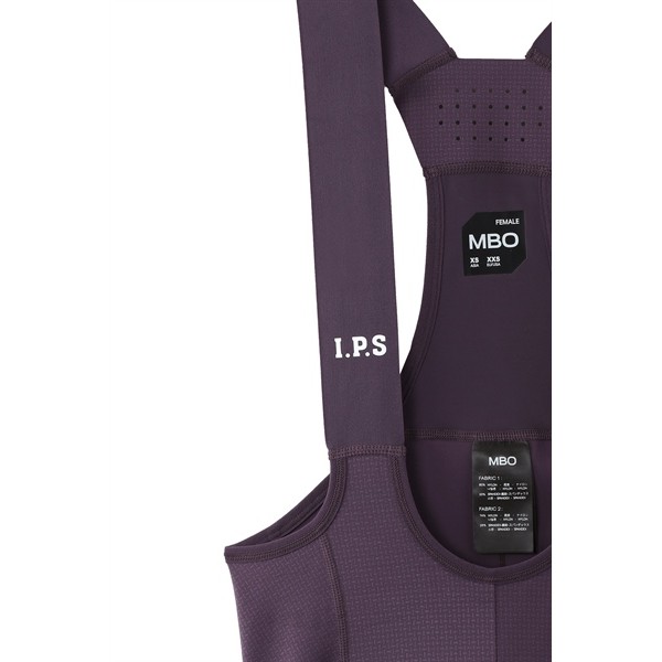 T511 - Quần Đạp Xe MBO Nữ Bib Shorts Black Plum V1