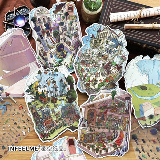 InfeelMe My Cabin 14.0 Collage Cảnh Giải Nén Phiên Bản Siêu Lớn Cảnh Quan Miếng Dán