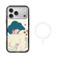 Phong Cách Mới Từ Tính Chú Hề Cá Cô Gái Acrylic Ốp Lưng Điện Thoại iPhone 16 Plus 15 14 13 12 17 Pro Max 17 Vỏ Bảo Vệ Chống Sốc Không Khí