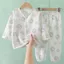 Cửa Hàng Mùa Xuân Trẻ Em Mây Cotton Mềm Điều Hòa Không Khí Quần Áo Bé Trai Bé Trai Bé Gái Bé Gái Nhà Quần Áo Bộ Đồ Ngủ