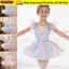 Đầm múa ba lê trẻ em SNUGHOUSE, Tutu múa ba lê Sequin hiện đại, Đầm dự tiệc thời trang Quần áo biểu diễn phồng lên Trẻ em bé gái