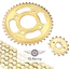 Bộ nhông sên đĩa mạ vàng NSD xích sên TLT thái lan sonic 150r - sonic 2015-2022 (Gold 428H 15-42-122L)