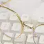 PNPIA- Kính Siêu Nhẹ Hợp Kim Khung Đồng Bằng Nam Nữ Chống Ánh Sáng Xanh Kính Dự Tiệc Trang Trí Kính Mắt Kính Giả