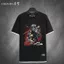 STAR WARS STAR WARS Phiên bản kỷ niệm STAR WARS Cotton nguyên chất Váy ngắn tay mùa hè Darth Vader The Force Awakening Áo thun