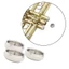 WANYEDI 3 Phụ Kiện Trumpet Phần, Kim Loại Đáy Van Loại Vít Van Trumpet, Vít Dụng Cụ Bằng Đồng Bạc Bền Để Sửa Chữa Trumpet