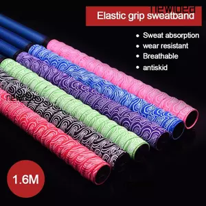 NEWIDEA Vợt Cầm Băng, Gradient Nhiều Màu Sắc Chống Trơn Trượt Cần Câu Mồ Hôi, Băng Chống Trơn Trượt Dày Cần Câu Dây Cầu Lông