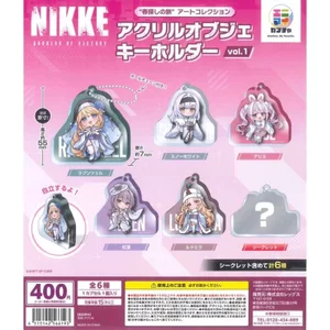 Hàng có sẵn Nhật Bản LEGS Capsule Toy Goddess of Victory NIKKE Q Phiên bản Mặt dây chuyền Acrylic có thể đứng lên 6Z2H