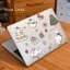 Case Macboot Pro 14 inch Nhũ Mịn Giáng Sinh Mèo Trắng Cute Chống Va Đập | KTAP - World of decals
