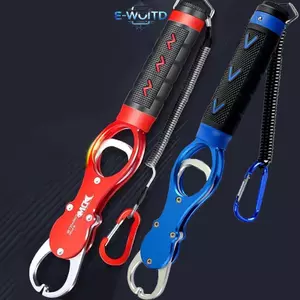 E-WOITD Fishing Grippers Lip Grippers Fishing Fish Grabber Tool Kẹp môi có cân nặng Chống rỉ sét cho người mới bắt đầu đam mê câu cá E-WOITD