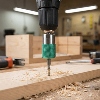 Bộ chuyển đổi máy khoan điện SENRTY, Đường kính 6,5mm Kích thước ổ đĩa 1 / 2 inch Phụ kiện chuyển đổi công cụ điện, Gia công chính xác Kích thước ổ đĩa 3 / 8 inch Bộ chuyển đổi giao diện đa năng