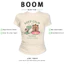BOOM Áo Baby Tee Nữ Cotton Ôm Body-Áo Thun Ngắn Tay Y2K In Hình PhongCách Mùa Hè, Cổ Tròn Hàng Đầucách hàn quốc phong246