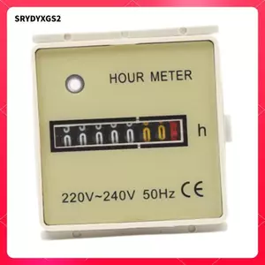 Đồng hồ đo giờ cơ Máy đếm giờ AC220-240V Thiết bị định giờ Chuyên nghiệp cho máy phát điện điều hòa Xe trượt tuyết