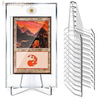 Đế trưng bày thẻ trò chơi thần tượng - Giá đựng tiền xu kỷ niệm - Giá đỡ giá đỡ tam giác trong suốt