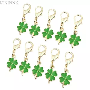 Mặt dây chuyền móc khóa hợp kim KIKIN Lucky Clovers Lý tưởng để tặng kèm thiết kế thanh lịch và kích thước di động