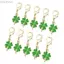 Mặt dây chuyền móc khóa hợp kim KIKIN Lucky Clovers Lý tưởng để tặng kèm thiết kế thanh lịch và kích thước di động