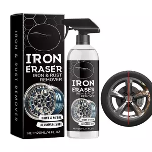 Iron Eraser Rust Remover Spray 120ml Chất tẩy rỉ sét ô tô Máy làm sạch bánh xe cho bánh xe Phanh vành Dây xích Bản lề cửa xe mueadsyvn