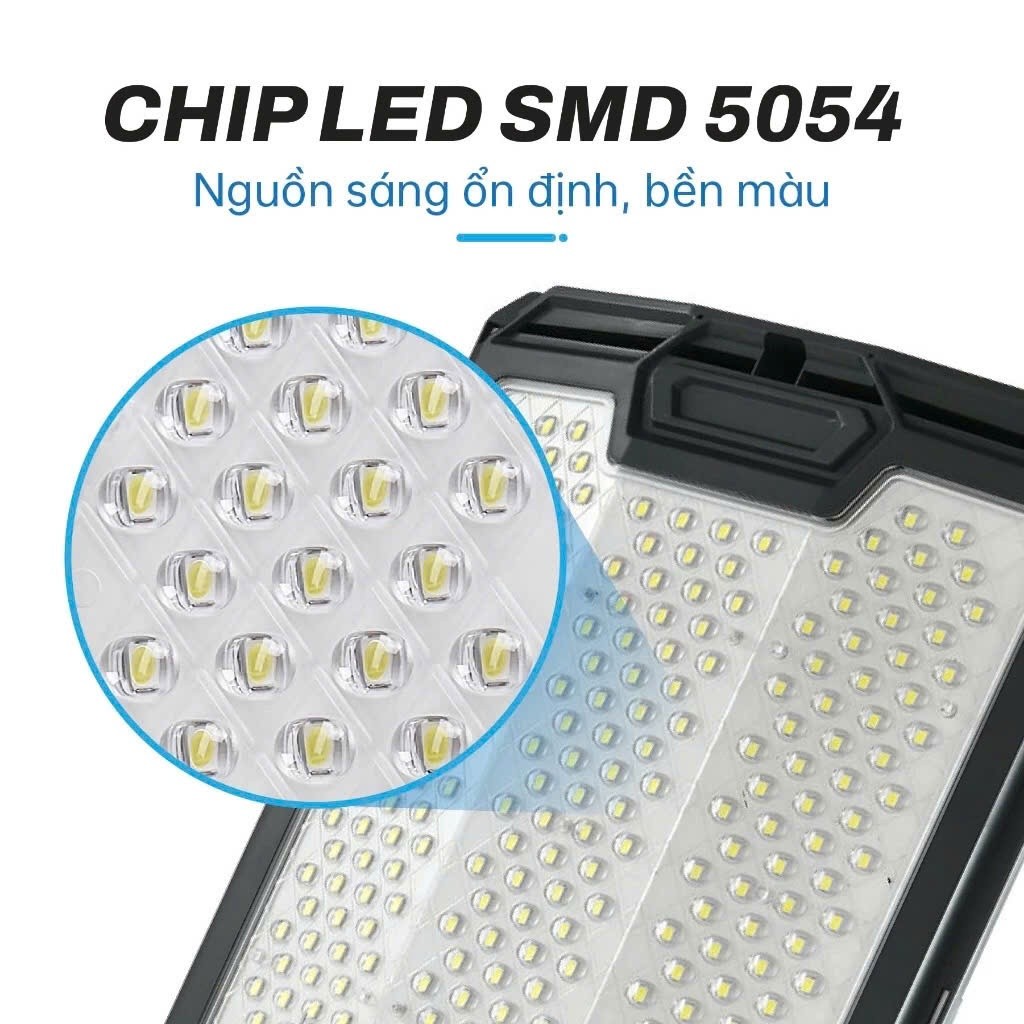 Đèn Năng Lượng Mặt Trời 500W Siêu Sáng |Đèn Đường Solar Ngoài Trời Chống Nước IP66 Cảm Biến Thông Minh