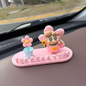 Dễ Thương Xiaoxin Xiaokui Di Chuyển Xe Điện Thoại Ký Đỗ Xe Tạm Thời Số Ký Trong Ô Tô Điện Thoại Trang Trí Xe Hơi Dễ Thương 26.3.22