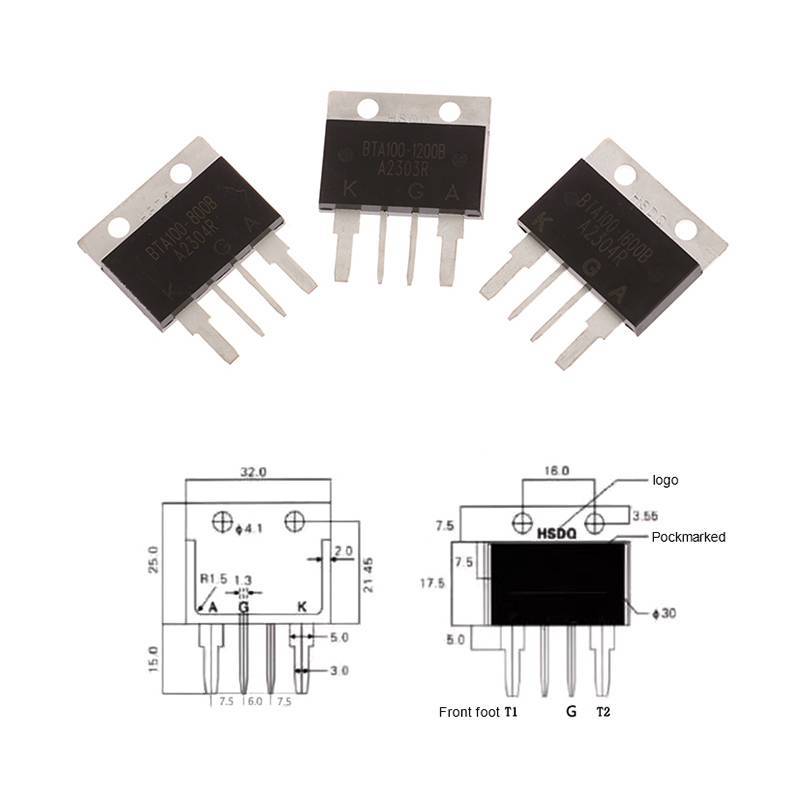 VHDD 1 Mới BTA100 800B 1200B 1600B 100A 800V 1200V 1600V BTA100-800B BTA100-1200B BTA100-1600B Công Suất Cao SCR VN