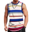Rainbow Flowers 3D Tank Top Unisex, Mềm Mại Thoáng Khí Vintage Y2K Không Tay Đảng Tee Thường Ngày