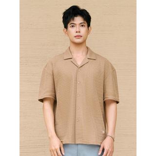 [SUMMER COLLECTION] Áo Sơ Mi Nam ICONDENIM Tay Ngắn Cuban Riviera Knit Form Relaxed SMID0400