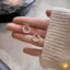 Bông tai Zircon nơ ngọc trai mới Châu Âu và Mỹ Ánh sáng thời trang Tính khí sang trọng Đơn giản Bông tai nữ cá tính mới