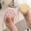 Hộp Bảo Quản Puff Bột Di Động Hai Lớp, Hộp Thoáng Khí Bột Khô Và Ướt, Hộp Trang Sức Chống Bụi Và Thông Gió Mới