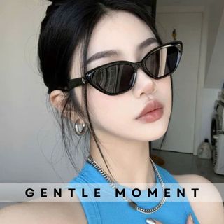 [KOL Live] Kính râm mắt mèo GENTLE MOMENT chống tia UV kính mát thời trang nam nữ phong cách Hàn Quốc GM1539