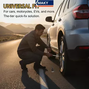 MAKY Bộ Sửa Chữa Lốp Đa Năng Đâm Kim Loại Vít 20 Chiếc Bộ Dụng Cụ Cho Lốp Chân Không Qui Fixing VN