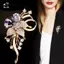 Trâm cài hoa Zircon khí chất sang trọng dành cho nữ Cô gái Thời trang đa năng Sáng bóng Corsage Quần áo cưới Phụ kiện Quà tặng Mới