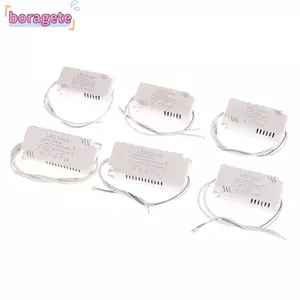 Bộ chuyển đổi nguồn ánh sáng BORAGETE, Bộ chỉnh lưu AC165-265V Bộ điều khiển đèn LED, Đèn chiếu sáng đơn vị Không cách ly 8-24W 20-36W 30-50W 36-60W 50-70W 60-80W Bộ nguồn điều khiển Đèn trần LED